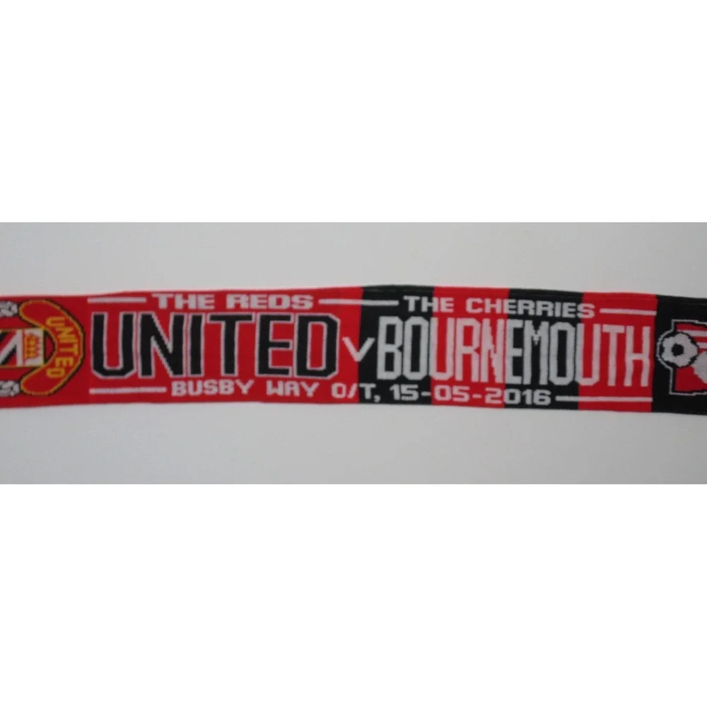 Manchester Reds United : Bournemouth Cherries‎ May 15, 2016 Busby Way O/T Scarf